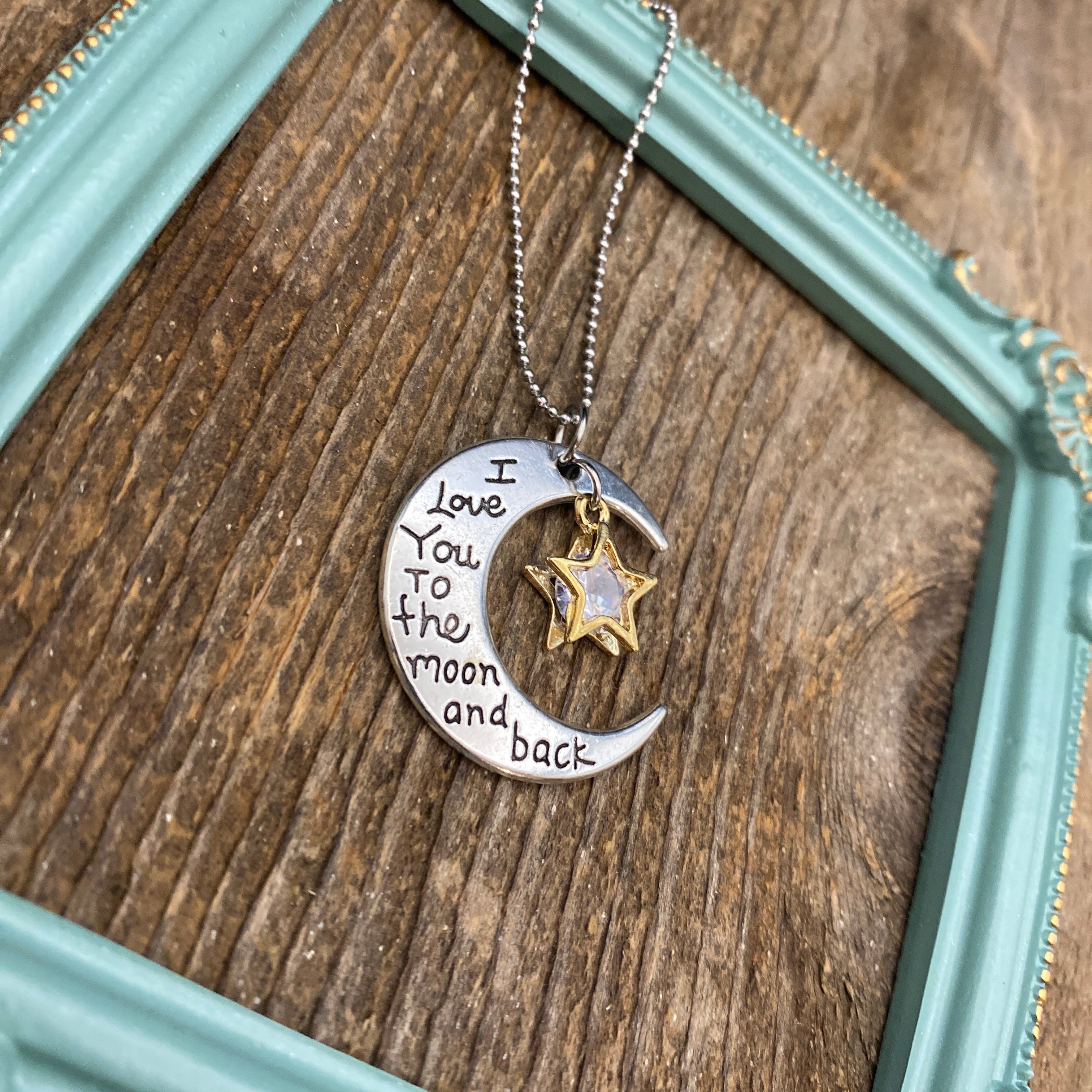 Love You To The Moon&Back Necklace - gnoceoutlet.com